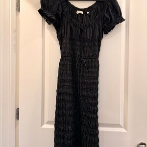 Doen Black Midi Dress